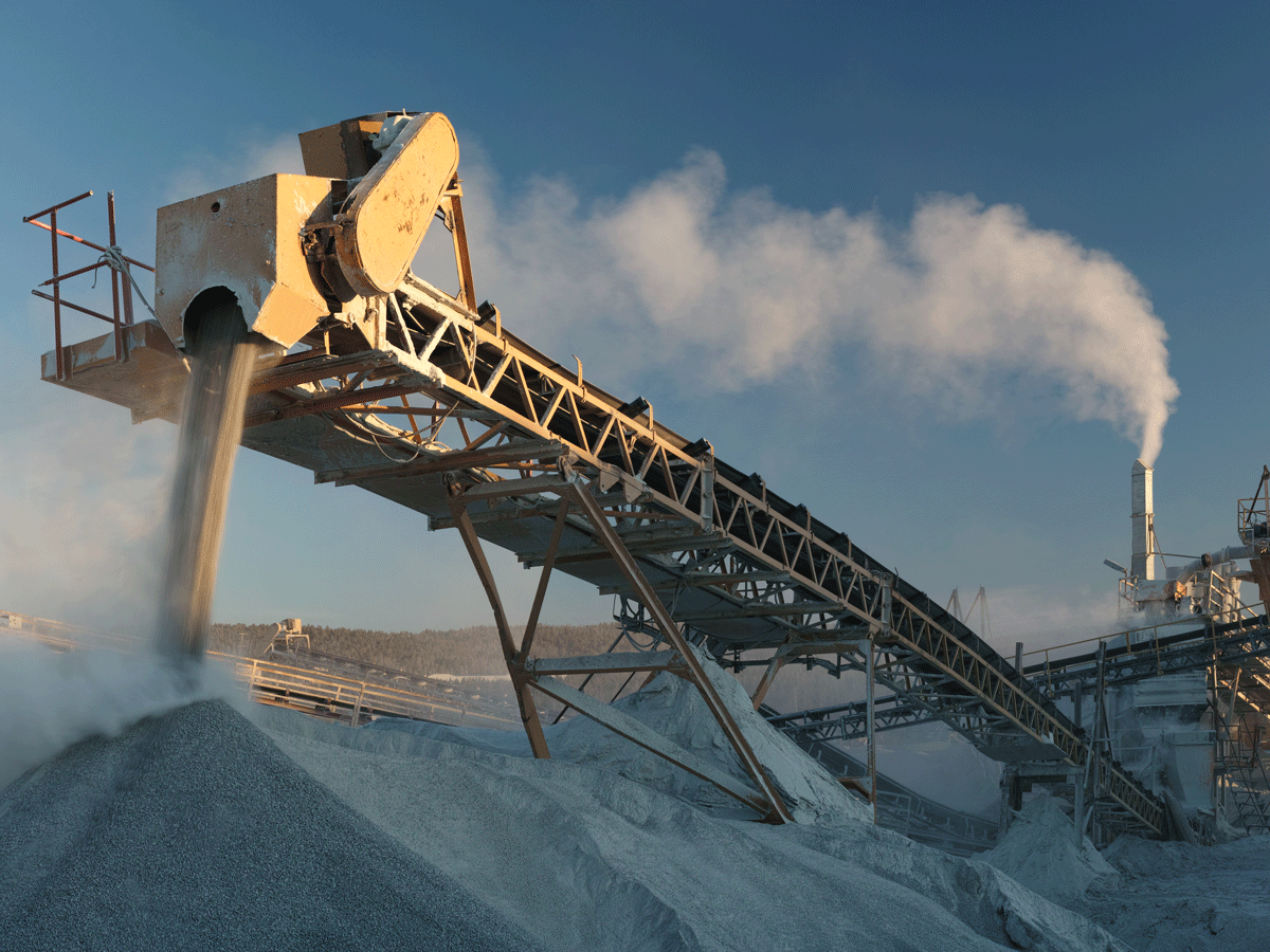 Schüttgut- und chemische Industrie- Block - DE