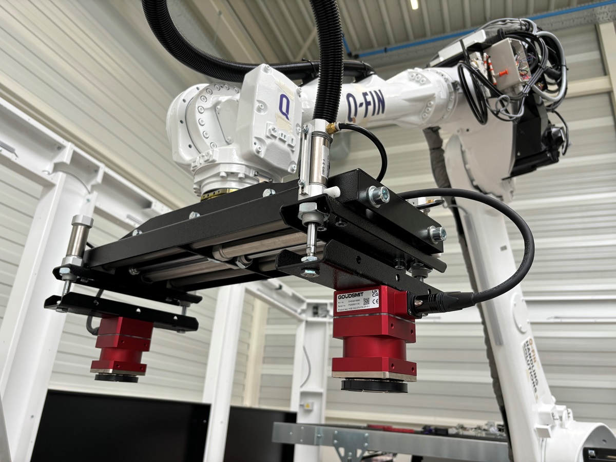 Q-fin chooses Goudsmit magnetic E-grippers for pick & place robots